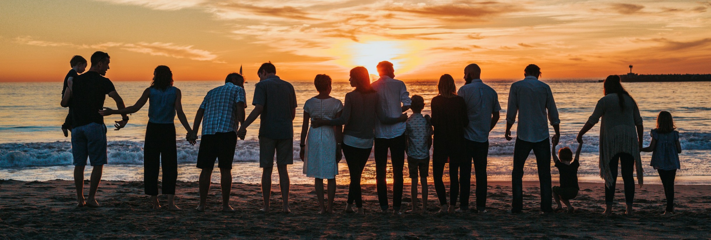 From the Lord’s perspective we are his children and so we are family.